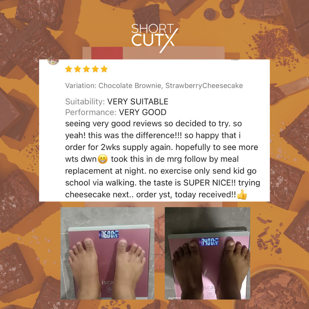 Shortcutx Flat Tummy Shakes - Chocolate Brownie