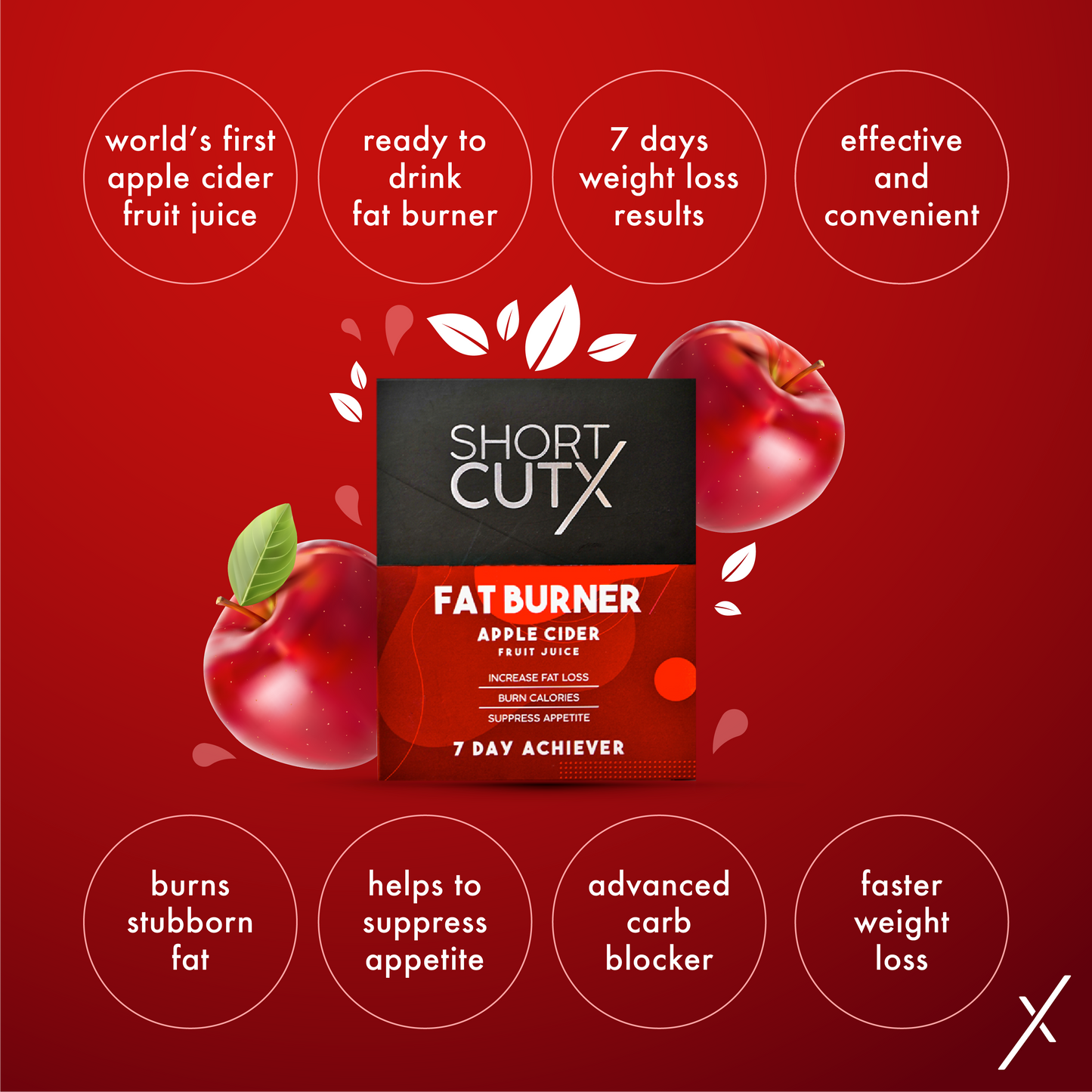 Shortcutx Apple Cider Fruit Juice (Fat Burner)