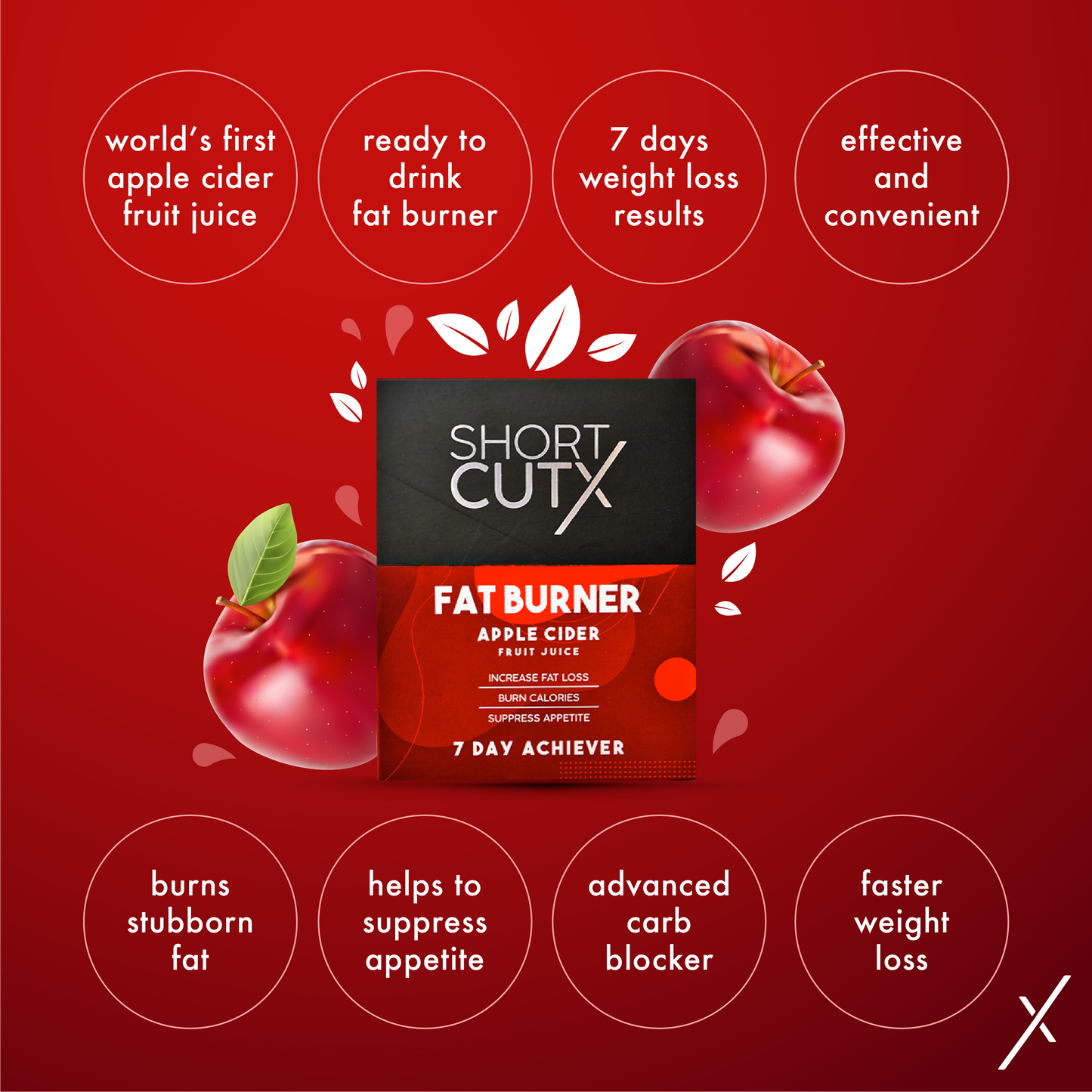 [NEW] V2.0 Shortcutx Apple Cider Fruit Juice (Fat Burner)