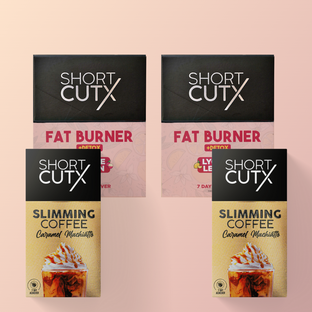 [BUNDLE OF 4] 2x Lychee Lemon Fat Burner + 2x Caramel Machiatto Slimming Coffee